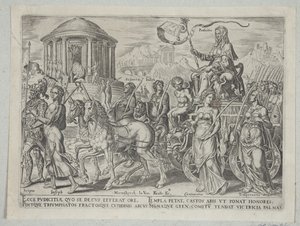 Il trionfo della castità da Philips Galle