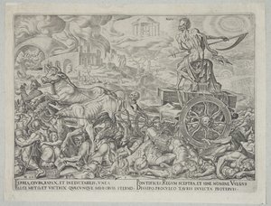 Il trionfo della morte da Philips Galle