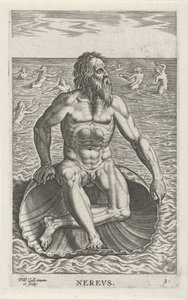 Dio del mare Nereo da Philips Galle