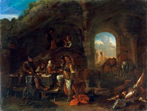 Scena di taverna da Philips Wouwerman