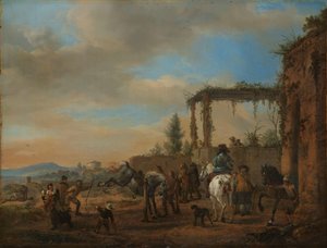 La scuola di equitazione da Philips Wouwerman