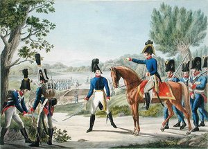 I nuovi Pontonieri Imperiali Reali Austriaci dopo le Guerre Napoleoniche, c.1820 da Phillip von (after) Stubenrauch