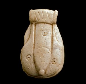 Civiltà fenicia: amuleto fallico in osso da Phoenician