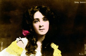 Daisy Jerome, attrice, inizio XX secolo