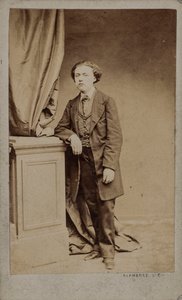 Ritratto del compositore Louis Diémer, c. 1875 da Photo studio Alphonse and Cie.