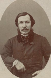 Ritratto del pianista e compositore Alfred Quidant, 1815-1893 da Photo studio Nadar.