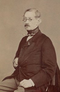 Ritratto del compositore Charles-François Plantade 1787-1870, anni 1860 da Photo studio Nadar.