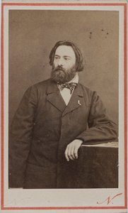 Ritratto del pianista e compositore Émile Prudent 1817-1863, ca 1860 da Photo studio Nadar.