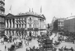 Piccadilly Circus, Westminster, Londra, c1910 1911