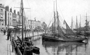 Il porto interno di Ramsgate, Kent da Photochrom Co Ltd of London