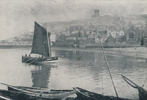 Porto di Whitby, 1910 da Photochrom Co Ltd of London