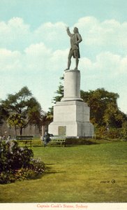 Statua di Capitan Cook, Sydney da Photographer Australian