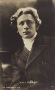 Percy Grainger, compositore, arrangiatore e pianista australiano (1882-1961) (foto b/n) da Photographer Australian