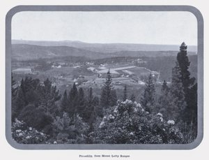 Piccadilly, dalle catene montuose di Mount Lofty da Photographer Australian