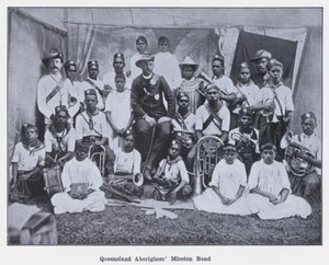 Banda della missione degli aborigeni del Queensland da Photographer Australian