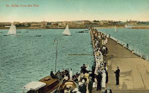 St Kilda dal molo, Melbourne, Victoria, Australia