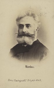 Max Nordau (1849-1923), leader e scrittore sionista ungherese (foto b/n)
