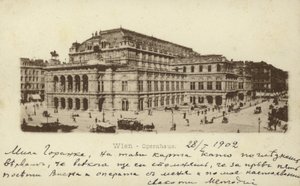 Opera di Stato di Vienna (foto b/n)