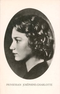 Principessa Josephine-Charlotte del Belgio (foto b/n)