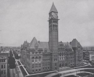 Municipio, Toronto (foto in b/n) da Photographer Canadian