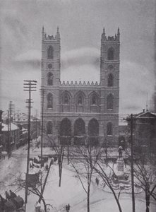 Notre Dame in inverno, Montreal da Photographer Canadian