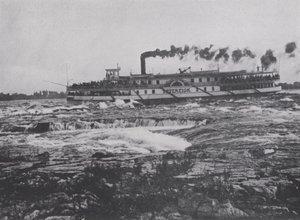 Attraversamento delle rapide di Lachine, fiume San Lorenzo da Photographer Canadian
