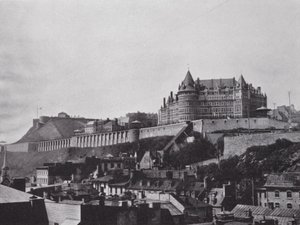 Il Castello e la Cittadella dalla Città Bassa, Quebec