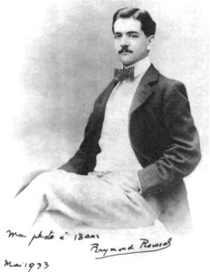 Raymond Roussel, maggio 1933 (foto in bianco e nero)