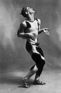 Vaslav Nijinsky come Fauno nel balletto 