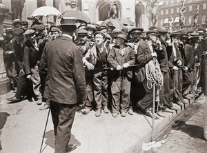 Dimostrazione dei lavoratori, Parigi, c.1900