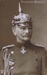 Maresciallo di campo August von Mackensen, comandante militare tedesco della Prima Guerra Mondiale