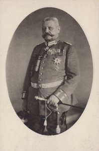 Feldmaresciallo Paul von Hindenburg, comandante dell