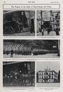 Funerale di Alfredo, Duca di Sassonia-Coburgo-Gotha, secondo figlio della Regina Vittoria e del Principe Alberto, Coburgo, Germania da Photographer German