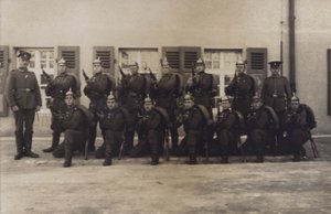 Gruppo di soldati di fanteria dell