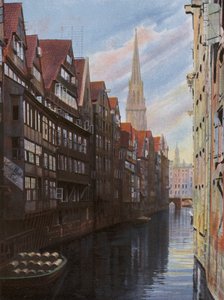 Amburgo: Fleet bei der Groningerstrasse da Photographer German