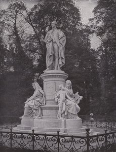 Nel Tiergarten, Monumento a Goethe da Photographer German