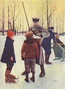 In inverno questo postino tedesco fa il suo giro sui pattini da Photographer German