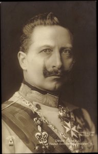 Kaiser Guglielmo II come Generale Feldzeugmeister austriaco