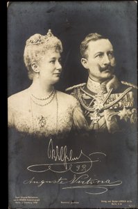 Kaiser Guglielmo II, Auguste Viktoria, Liersch 1250 da Photographer German