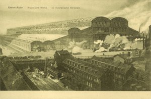 Stabilimenti Krupp, Essen, Ruhr, Germania da Photographer German