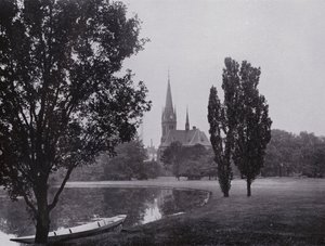 Lipsia: Johannapark con la Chiesa di Lutero da Photographer German