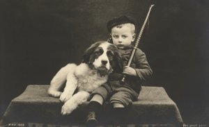 Bambino con cane da Photographer German