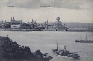 Monumento a Kaiser Guglielmo I, Deutsches Eck, Coblenza, Germania