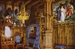 Castello di Neuschwanstein: Schlafzimmer