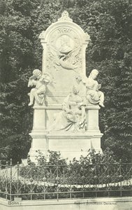 Memoriale di Robert Schumann, Bonn, Germania da Photographer German