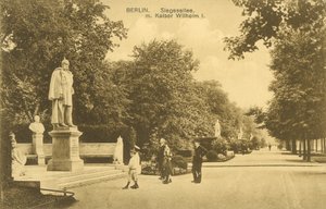 Siegesallee e statua di Kaiser Wilhelm I, Berlino