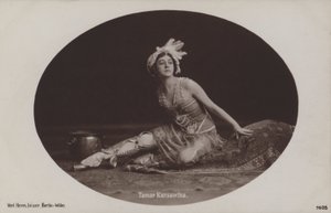 Tamara Karsavina, ballerina e insegnante di balletto russa