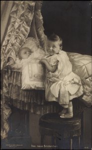 Il nuovo fratello, Guglielmo di Prussia con il fratello