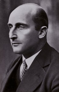 Werner March, architetto tedesco che progettò lo stadio costruito per i Giochi Olimpici del 1936 a Berlino, Germania (foto in b/n) da Photographer German