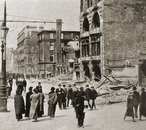 Dublino dopo la Rivolta di Pasqua, aprile 1916